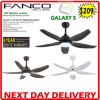 Fanco Galaxy 5 DC 38/48/56 Inch Ceiling Fan With Remote Control and 24W 3 Tone LED Light