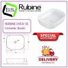 RUBINE EVEA 50 Ceramic Basin