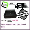 Baron A-064 BLK Black Color Ceramic Basin
