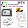RUBINE DMX 610 18/8 Stainless Steel SINK