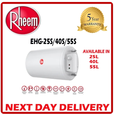 Rheem EHG 25S /EHG 40S/EHG-55S Slim Classic Electric Storage Water Heater
