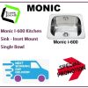 Monic I-600 Kitchen Sink – Inset Mount Single Bowl