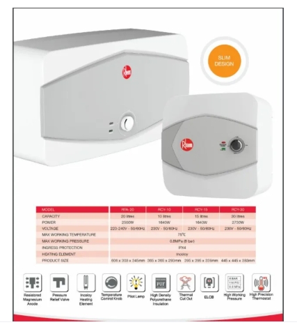 RHEEM RCY 30 Classic Plus Storage Water Heater - Image 2