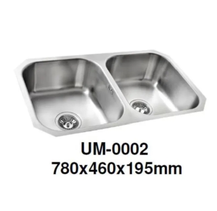 ENGLEFIELD UM-0002 0.9mm Handmade S/Steel Undermount Kitchen Sink - Image 2