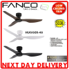 FANCO HUGGER DC CEILING FAN WITH REMOTE AND OPTIONAL LED LIGHT / LOW CEILING FAN