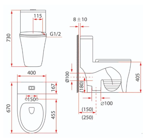 RUBINE PN-105S06 Washdown, TOILET - Image 2