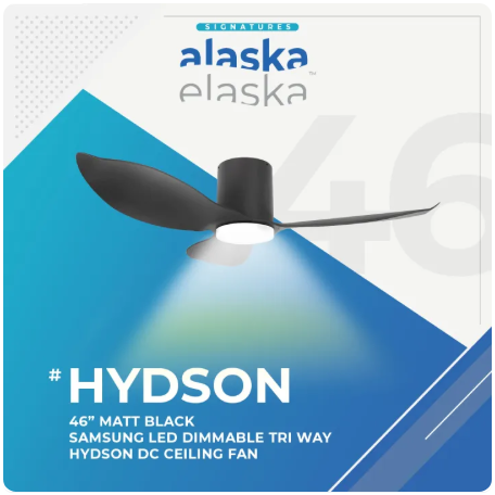 Alaska HYDSON 46″ DC CEILING FAN + SAMSUNG 20W LED DIM TRI WAY MEMORY FUNCTION - Image 5