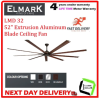 ELMARK LMD32 Extrusion Aluminum Blade 52″, 60″, 72( WH, BCH, ORB )