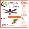 MOWE MW548F Helios 54″ Smart Ceiling Fan