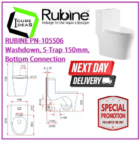 RUBINE PN-105S06 Washdown, TOILET