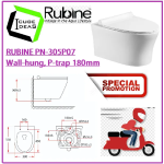 RUBINE PN-305P07 Wall-hung , TOILET