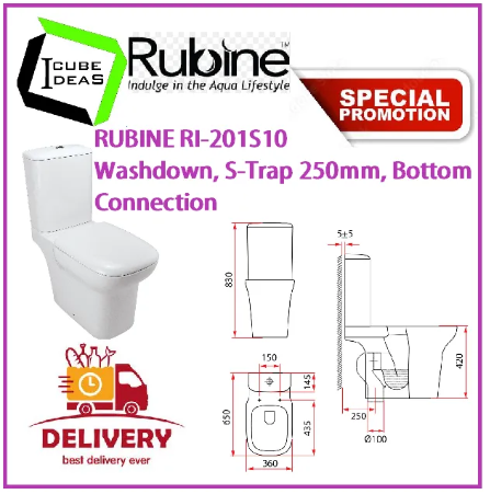 RUBINE RI-201S10 Washdown, TOILET