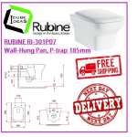 RUBINE RI-301P07 Wall-Hung Pan, TOILET / FREE EXPRESS DELIVERY
