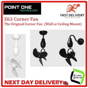 point one Z63 Corner Fan The Original Corner Fan (Wall or Ceiling Mount)